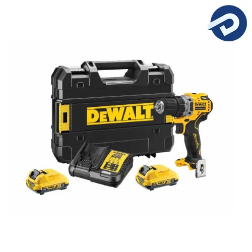DEWALT BUŠILICA-ODVIJAČ AKU 12V 2×2,0Ah 57,5Nm