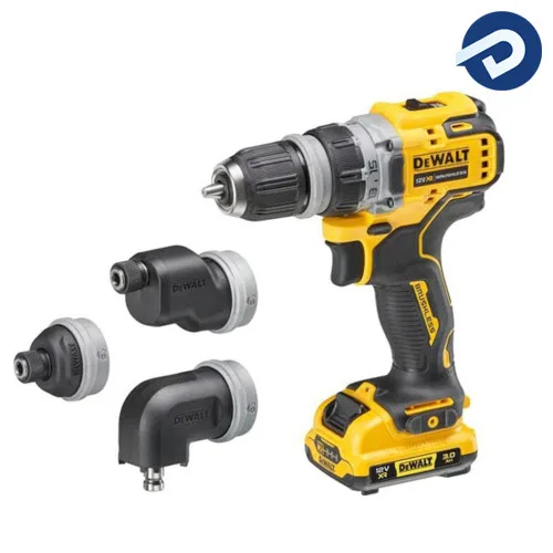 DEWALT BUŠILICA AKU 12V 2×3,0Ah 4 GLAVE