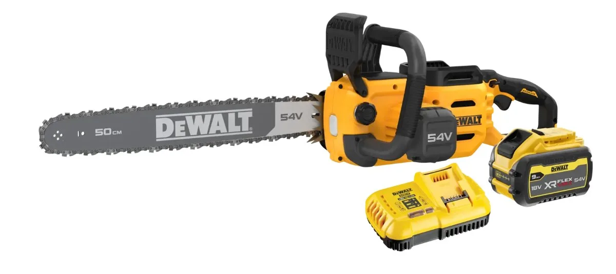 DeWalt aku lančana pila DCMCS575X1 54 V FLEXVOLT — vodilica 50 cm, 1 × 9,0 Ah