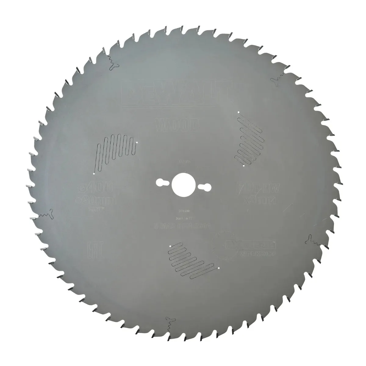 DeWalt list kružne pile DT4338 EXTREME WORKSHOP — 400 × 30 mm, 60 zubi, za drvo na velikim stolnim pilama