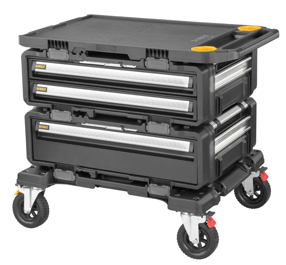 DeWalt ToughSystem 2.0 DXL toranj 4 u 1 DWST60520-1 — kolica s 3 ladice