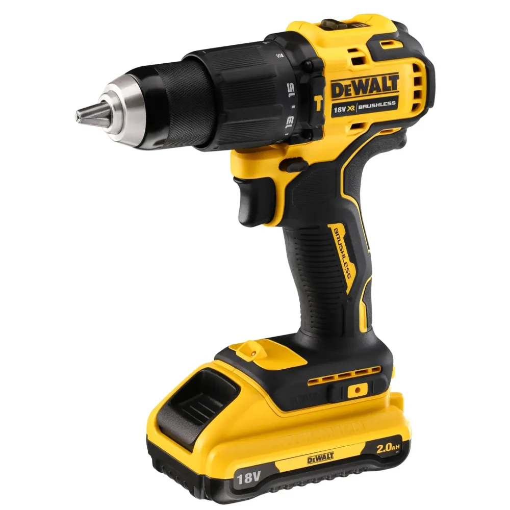 DeWalt aku udarna bušilica-odvijač DCD709D2T 18 V XR — 65 Nm, 2 × 2,0 Ah, TSTAK