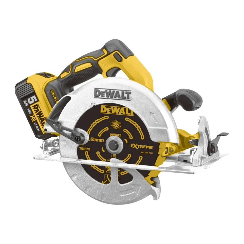 DeWalt aku kružna pila DCS570P2 18 V XR — 184 mm, 2 × 5,0 Ah, TSTAK