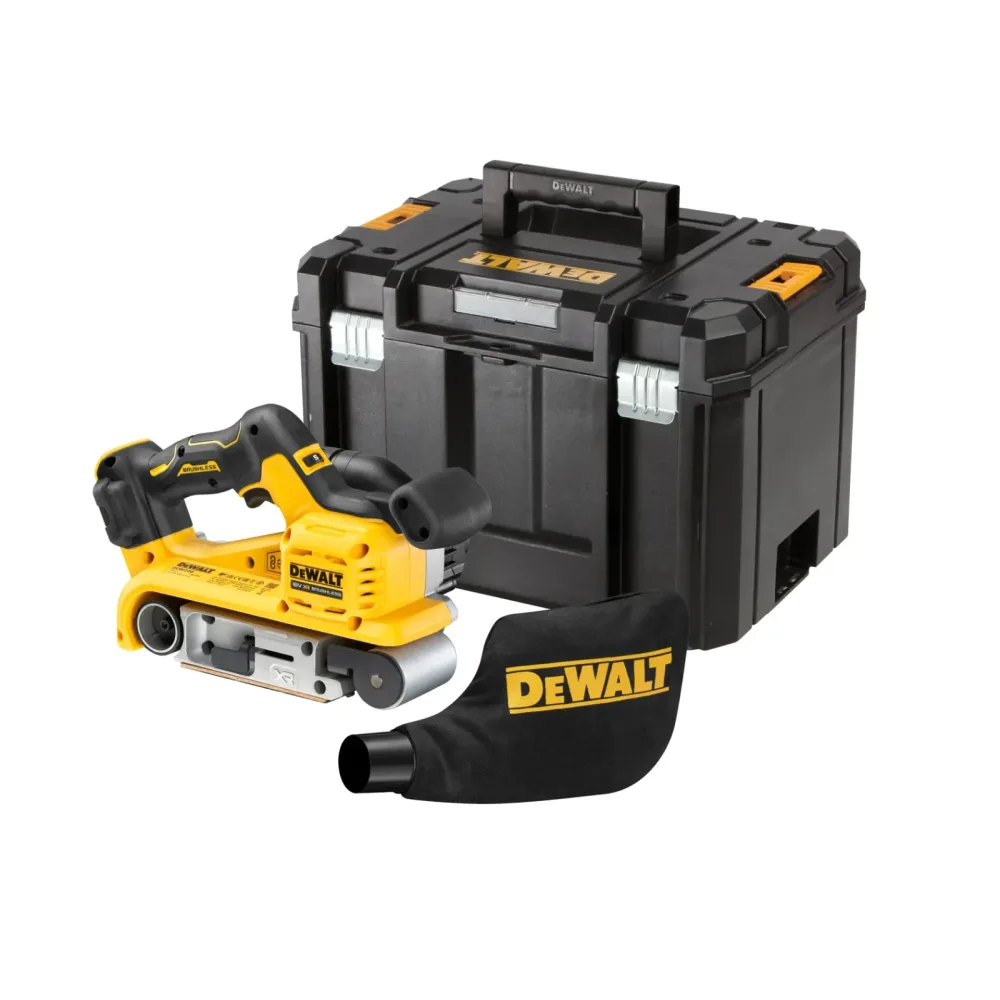 DeWalt aku tračna brusilica DCW220NT 18 V XR — 75 × 533 mm, bez baterije, TSTAK