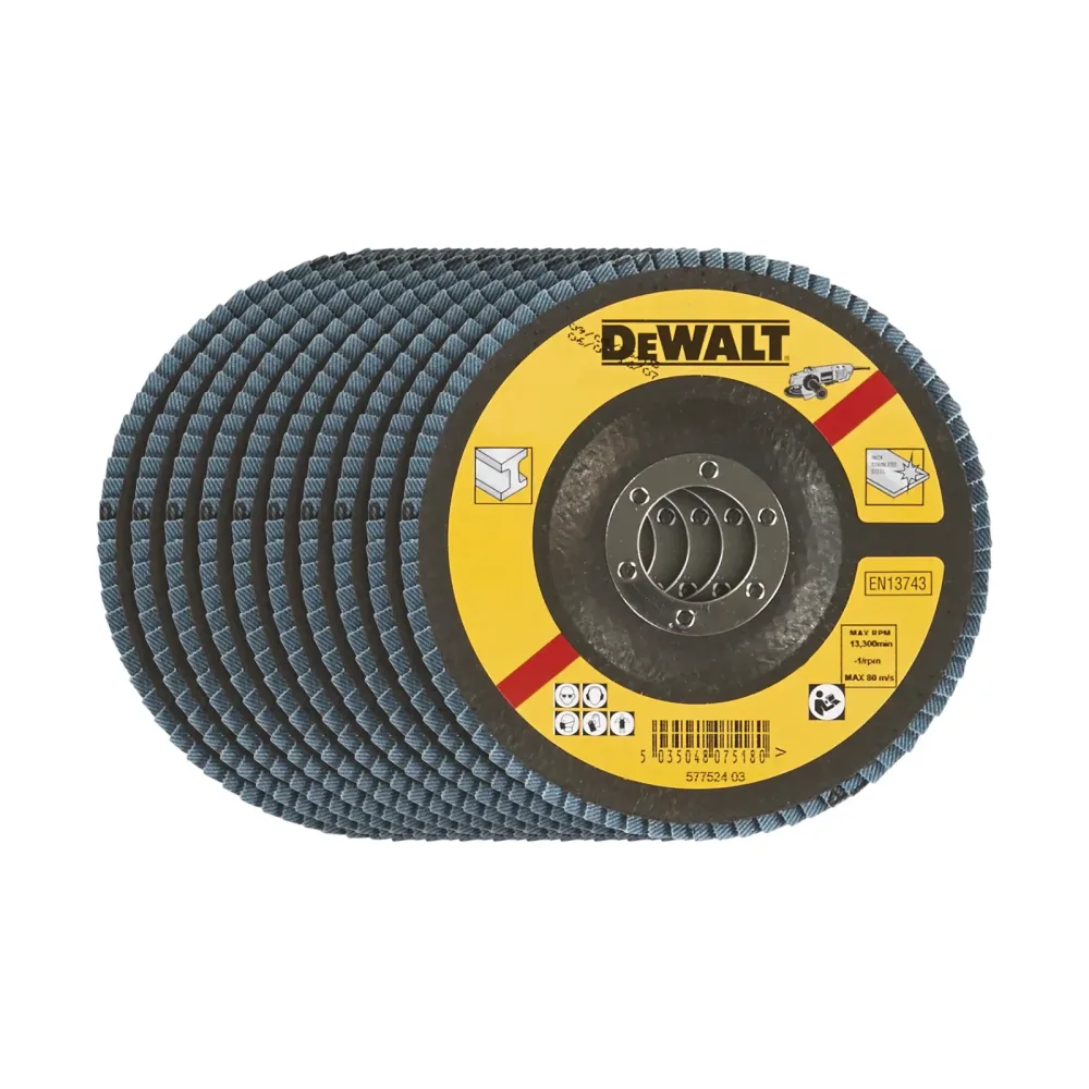 DeWalt lamelna brusna ploča DT3256 Standard — 115 mm, granulacija 60, kosa