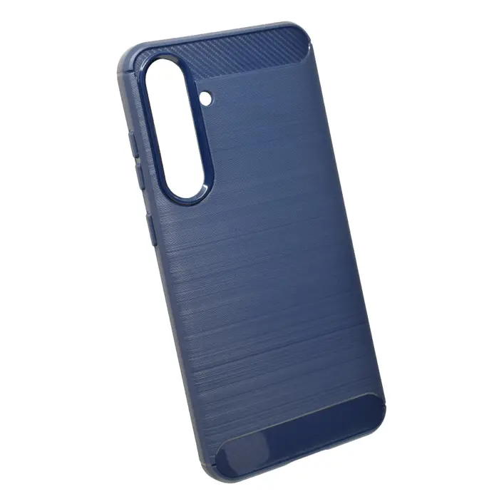 Maskica +CLASS TPU karbon mat za Samsung S24, S921B, S25, S931B plava
