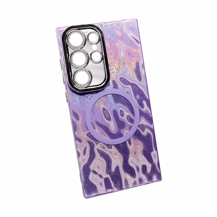 Maskica +CLASS MagSafe prime za Samsung S24 Ultra, S928B ljubičasta