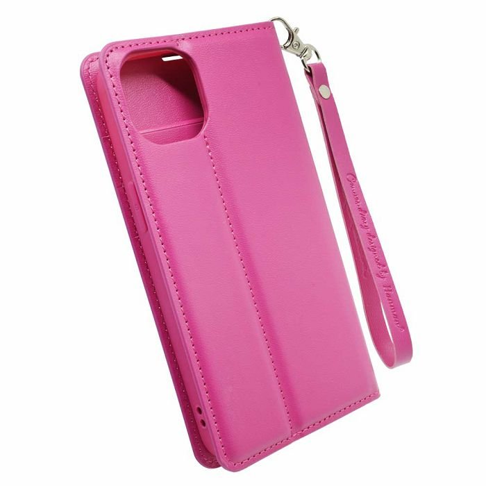 Torbica hanman Flip H za iPhone 14 magnet T. roza