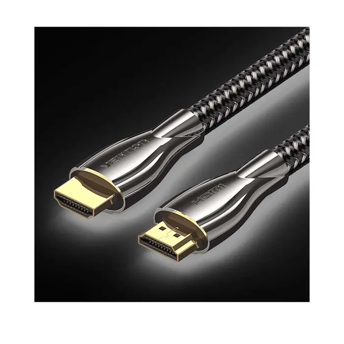 Kabel HDMI muški na HDMI muški 4K HD Vention 1 m pleteni almbf crni