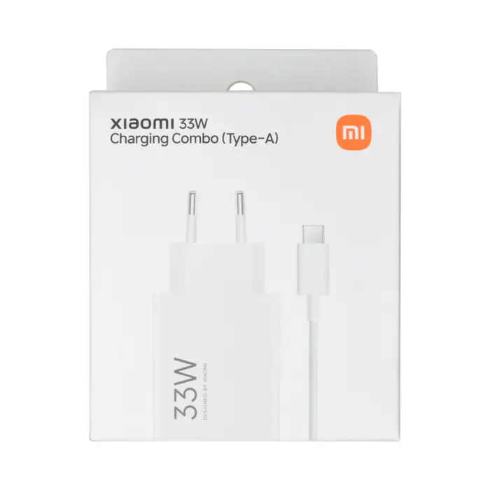Kućni punjač original za Xiaomi BHR9956EU 33W + tip C kabel bijeli blister