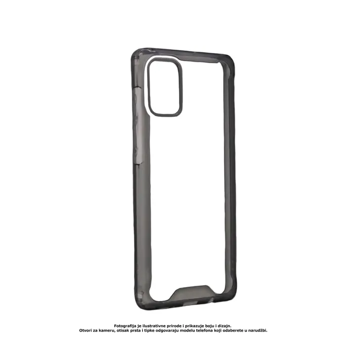Maskica +CLASS TPU acrylic za iPhone X, iPhone XS crna