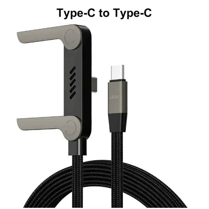 Kabel XO pleteni ravni sa stalkom Q311, 1,5m + 240W