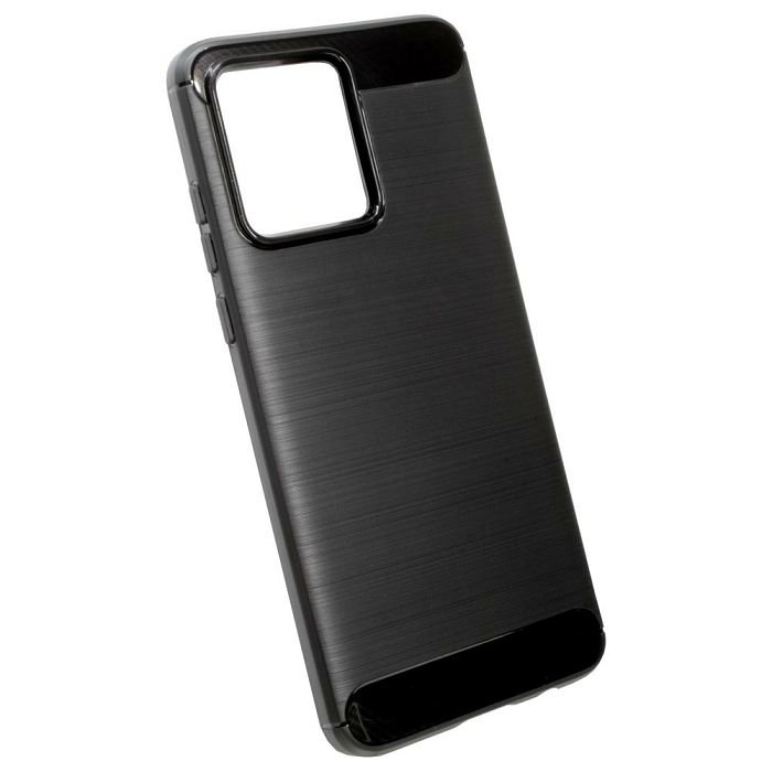 Maskica +CLASS TPU karbon mat za Motorolu Moto G84 crna