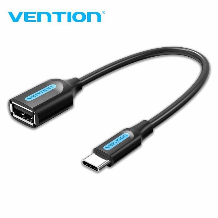 Adapter tip C na USB OTG Vention 0.15 m ccsbb pvc crni