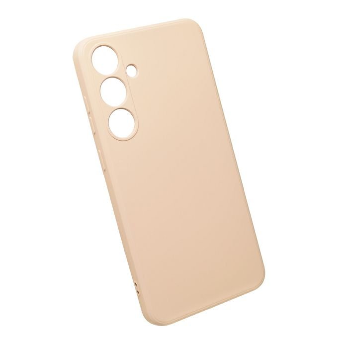 Maskica +CLASS silicone Edge za Samsung S24, S921B, S25, S931B breskva