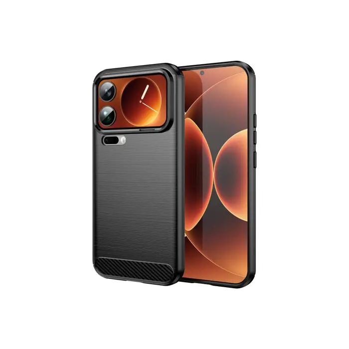 Maskica +CLASS TPU karbon mat za Xiaomi 17 Pro crna