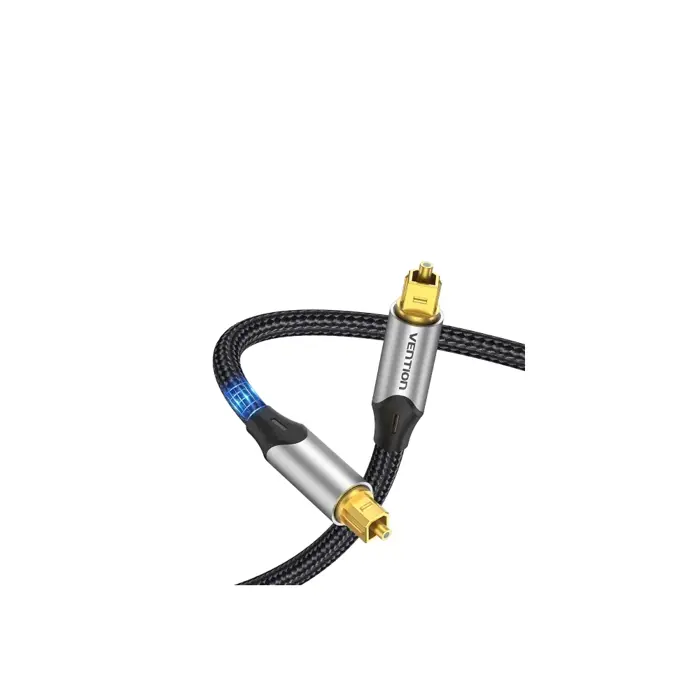 Optički audio kabel Vention od aluminijske legure bavbi 3M crni