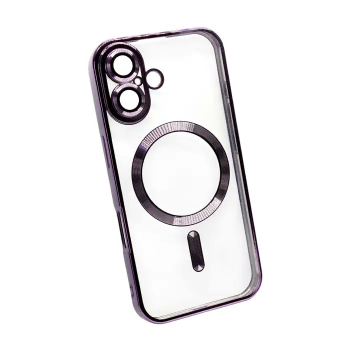 Maskica +CLASS MagSafe electro za iPhone 16 ljubičasta
