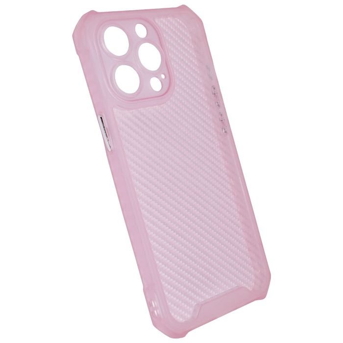 Maskica +CLASS TPU fiber za iPhone 13 Pro roza