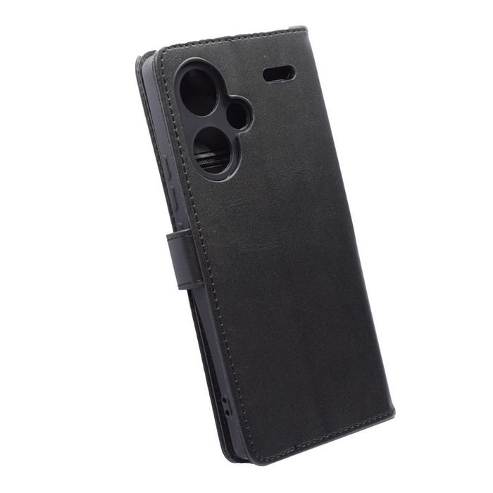 Torbica +CLASS Flip H classic za Xiaomi Redmi Note 13 Pro Plus 5G crna