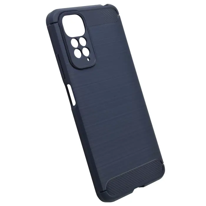 Maskica +CLASS TPU karbon mat za Xiaomi Redmi Note 11, Redmi Note 11S plava