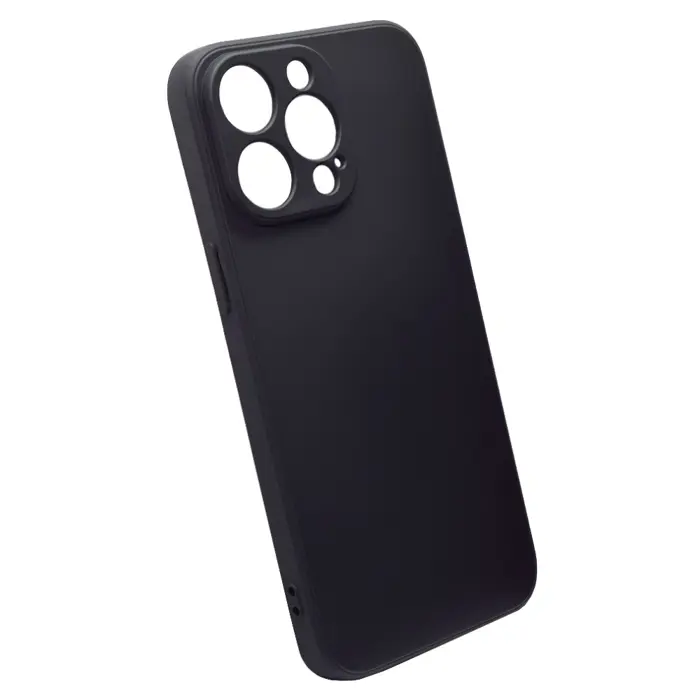 Maskica +CLASS silicone Edge za iPhone 14 Pro crna