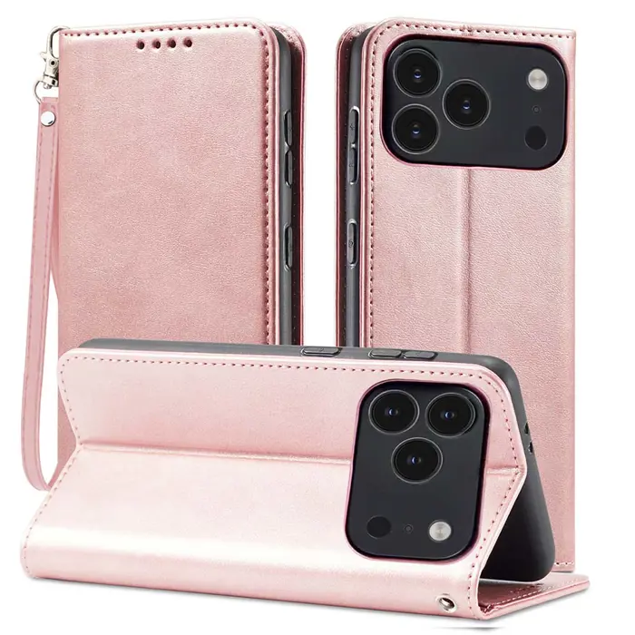 Torbica +CLASS Flip H za iPhone 17 Pro magnetic roza