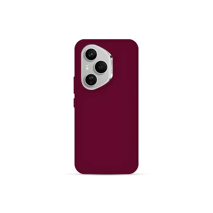 Maskica +CLASS silicone Edge za Honor 400 Smart 5G bordo