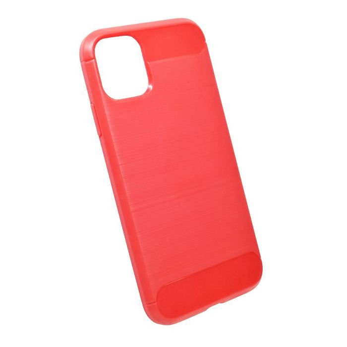 Maskica +CLASS TPU karbon mat za iPhone 11 crvena