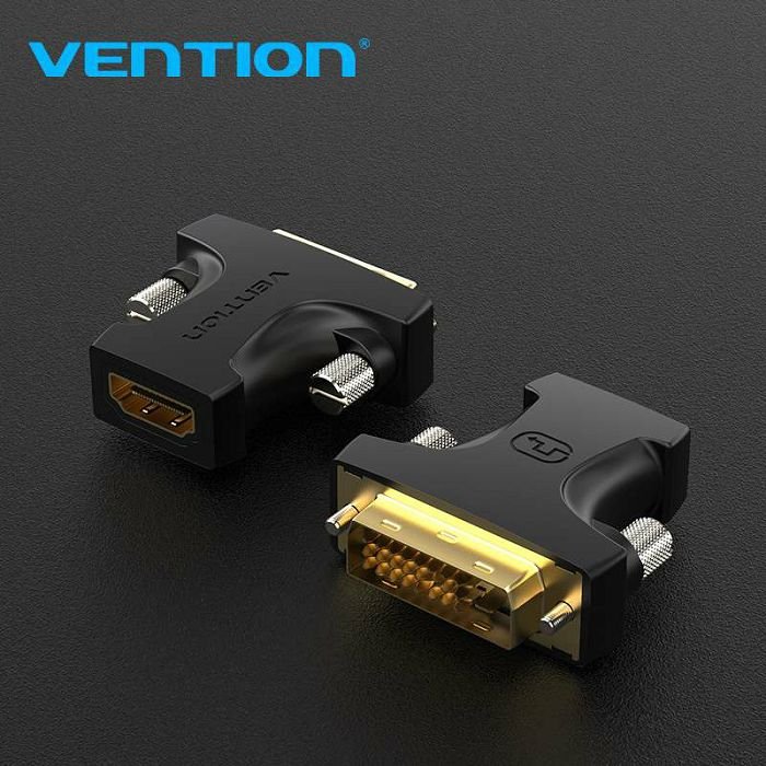 Adapter konverter HDMI ženski na DVI 24+5 muški Vention AILB0 crni
