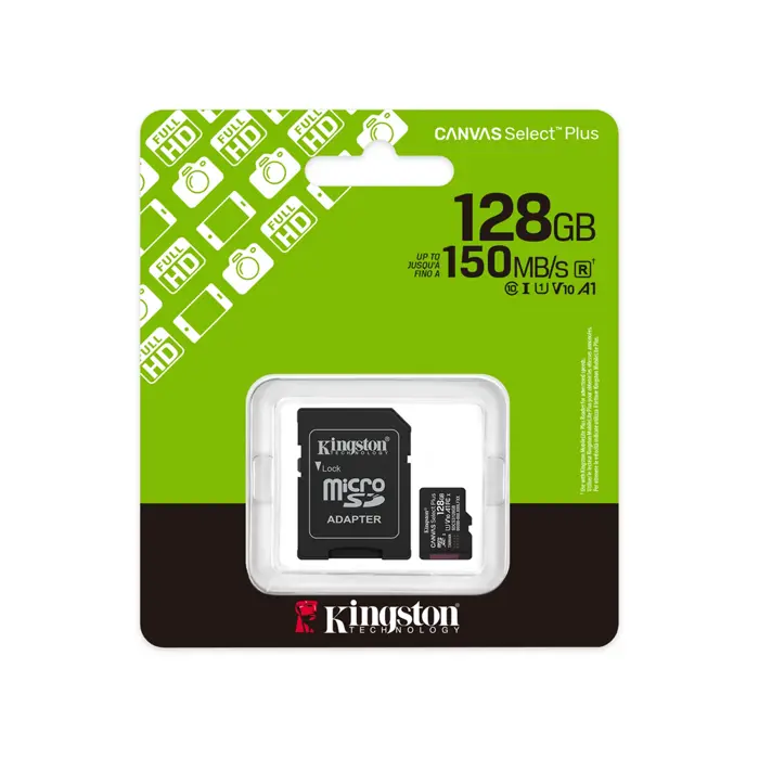 Memorijska kartica Kingston mikro sdxc 128GB canvas select Plus Gen3 SDCS3/128G