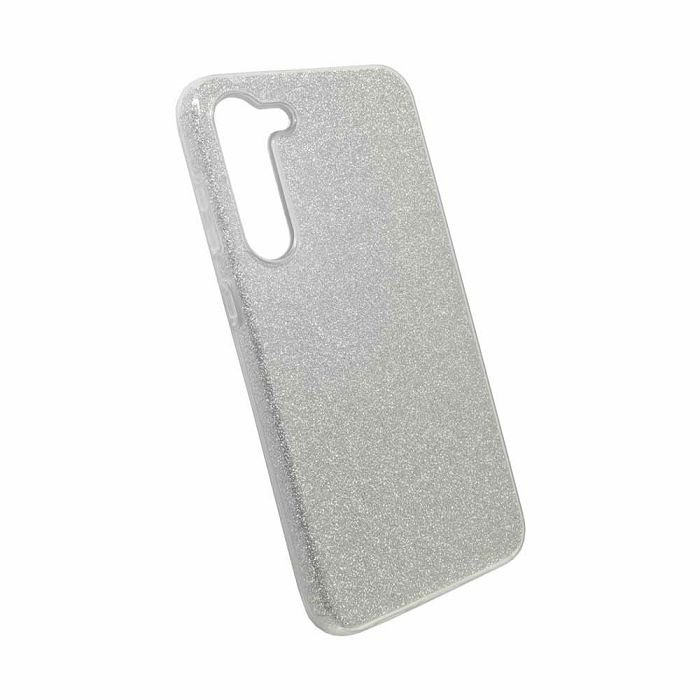Maskica +CLASS TPU glitter za Samsung S23, S911B srebrna