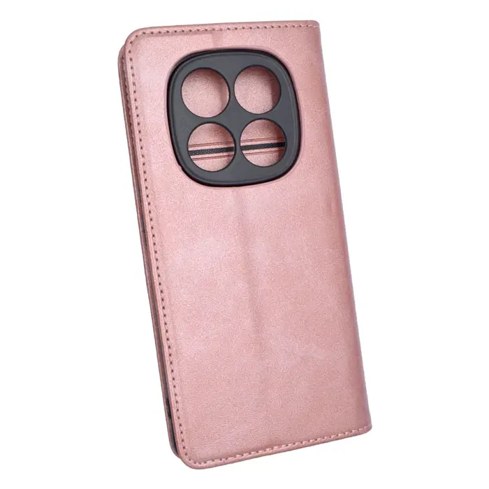 Torbica +CLASS Flip H za Xiaomi Redmi Note 14 Pro 4G magnetic roza
