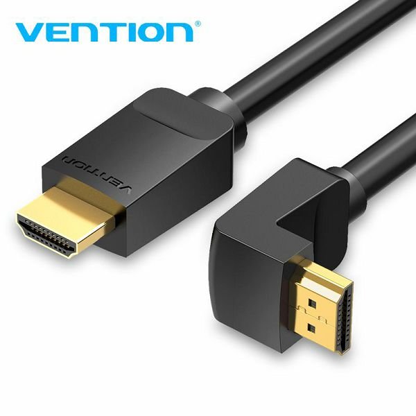 HDMI kabel na HDMI kutni 270 2.0 4K Vention 1.5 m aaqbg crni