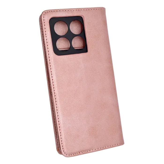 Torbica +CLASS Flip H za Xiaomi Poco X6 Pro magnetic roza