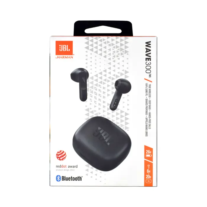 Slušalice JBL earphones Bluetooth wave 300TWS crne blister