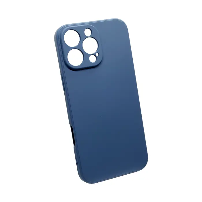 Maskica +CLASS silicone Edge za iPhone 16 Pro tamno plava