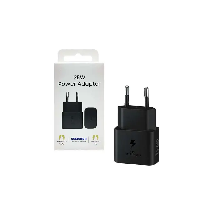 Kućni punjač original za Samsung T2510NBEGWW tip C PD 25W gan crni blister