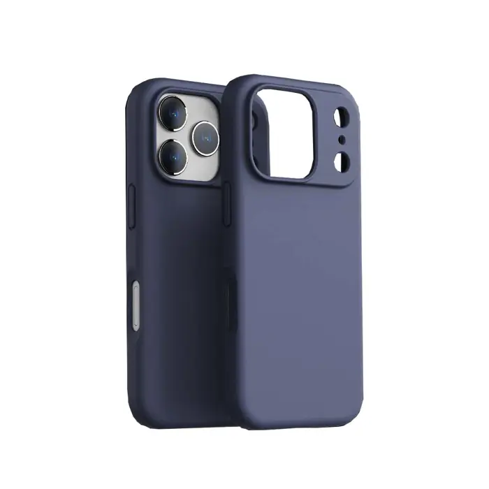 Maskica +CLASS silicone Edge za iPhone 17 Pro tamno plava