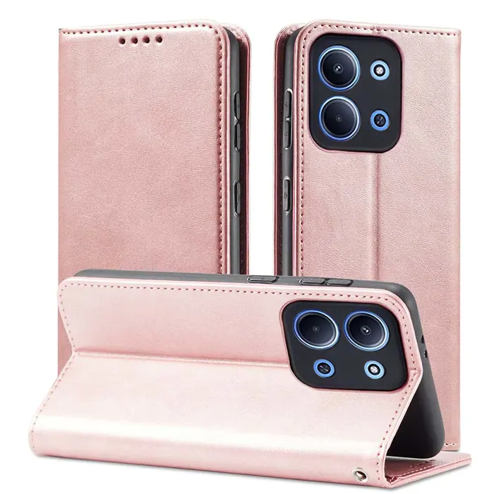 Torbica +CLASS Flip H za Xiaomi Redmi 15C 5G magnetic roza