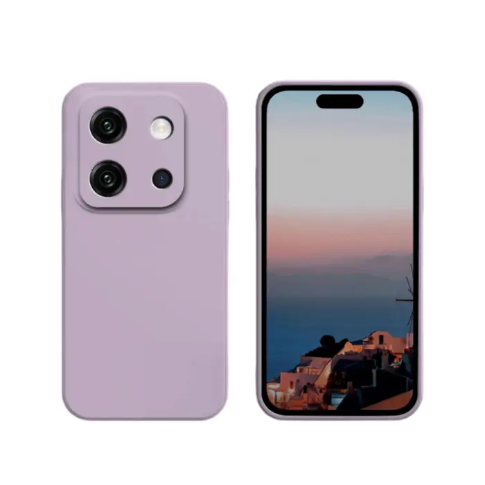 Maskica +CLASS silicone Edge za Xiaomi Redmi 15C 5G,LILA