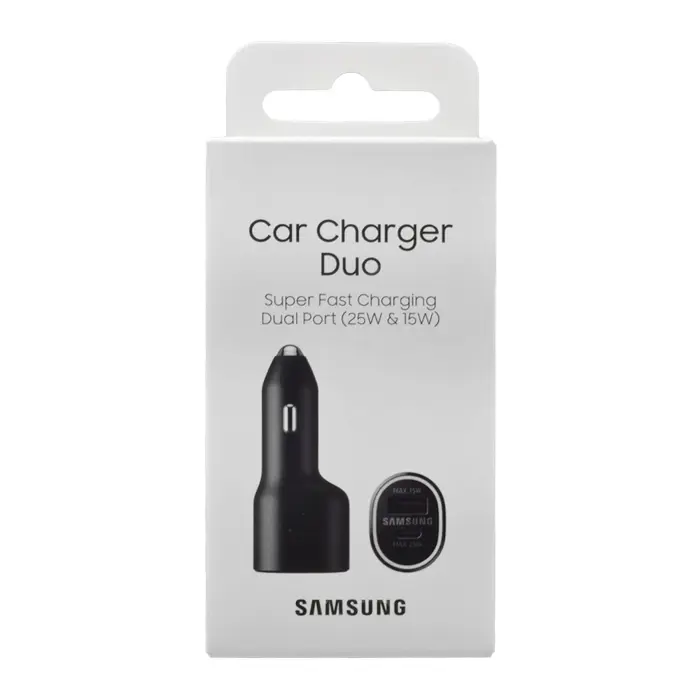 Auto punjač original Samsung EP-L4020NBEGEU dual USB + tip C 40W crni blister