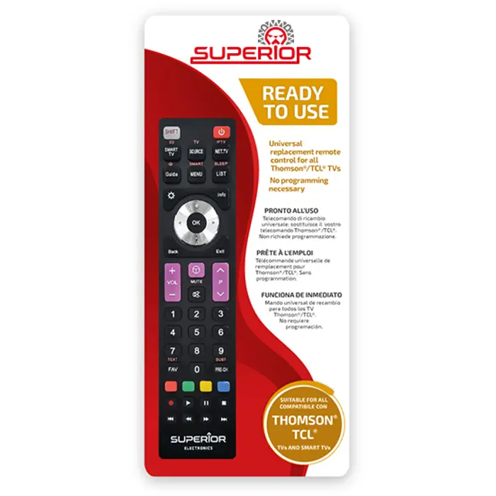 Daljinski upravljač superior za thomson/TLC Smart TV SUPTRB017 crni