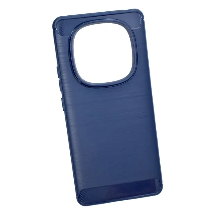 Maskica +CLASS TPU karbon mat za Xiaomi Redmi Note 14 Pro 4G plava