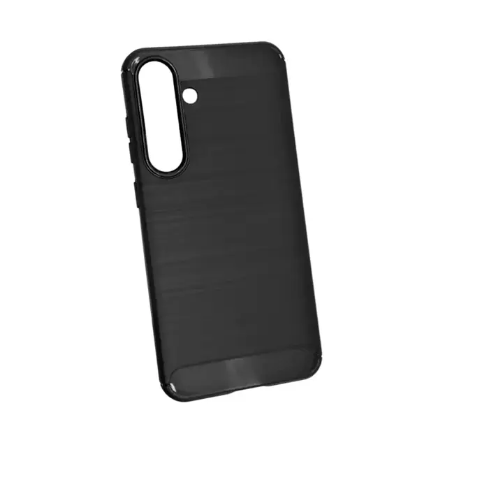 Maskica +CLASS TPU karbon mat za Samsung S25 fe, S731 crna