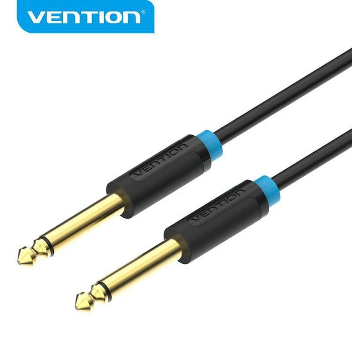 Audio kabel 6.35 mm muški na 6.35 mm muški Vention 1 m baabf crni