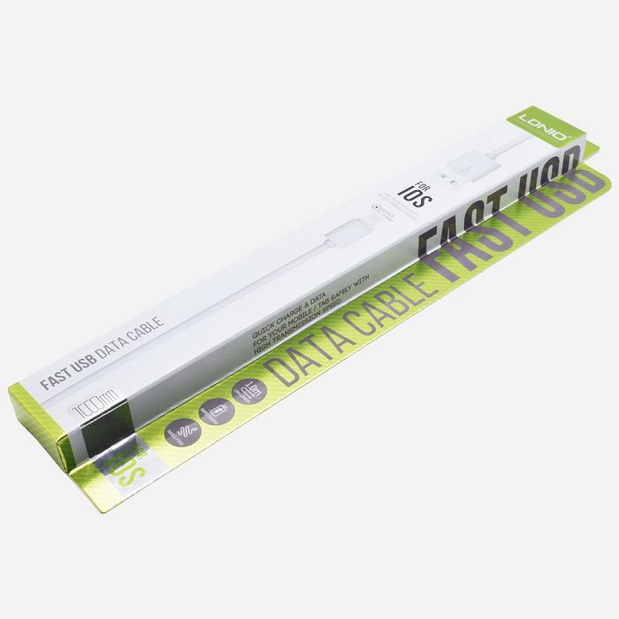 USB kabel LDNIO SY-03 IOS Lightning 1m bijeli