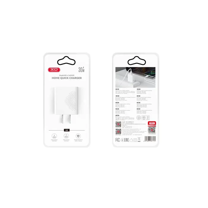 Kućni punjač XO CE41 30W USB-C fast