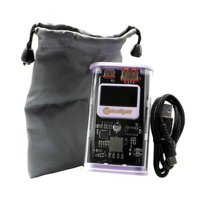 Prenosiva baterija tip C 10000mAh 22,5W YM10 ljubičasta