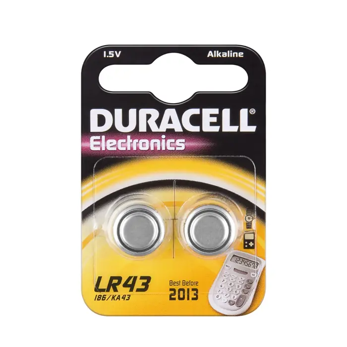 Baterije duracell alkalne specialist LR43 1.5V 2 kom V12GA